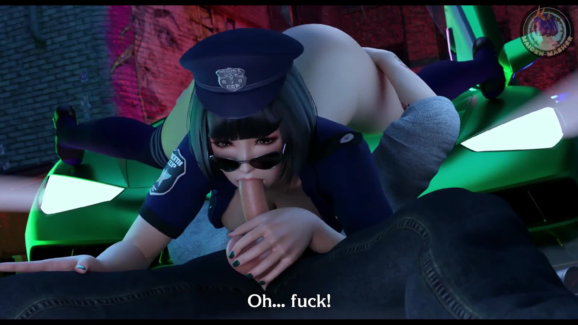 Momiji In "Momicop At Your Service" Teaser (Maiden Masher) .
